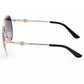 Chic Teardrop Metal Frame Sunglasses