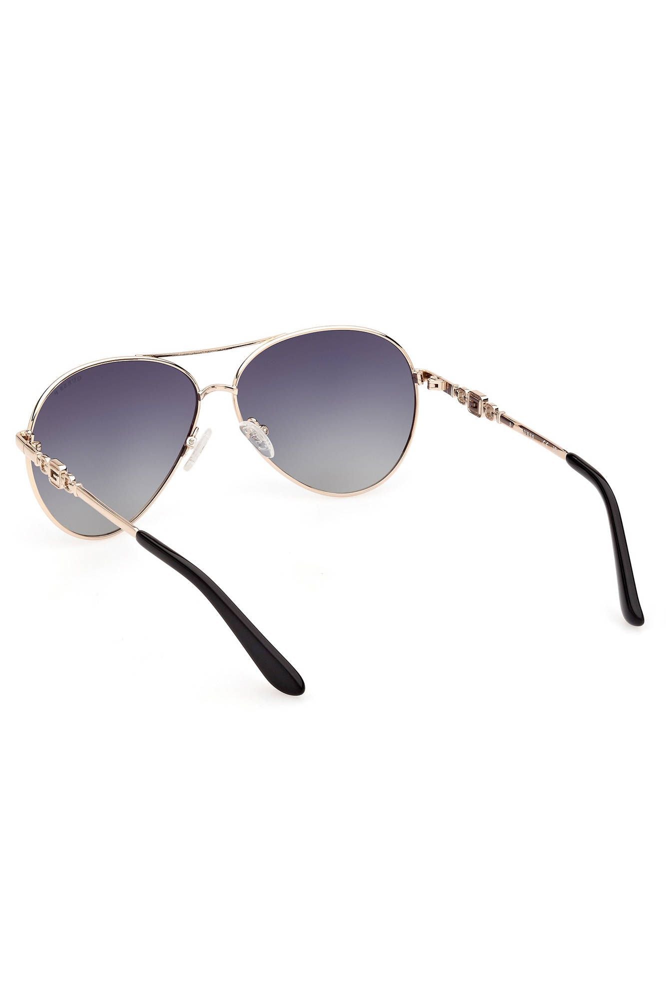 Chic Gold Frame Teardrop Sunglasses