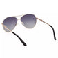 Chic Teardrop Metal Frame Sunglasses
