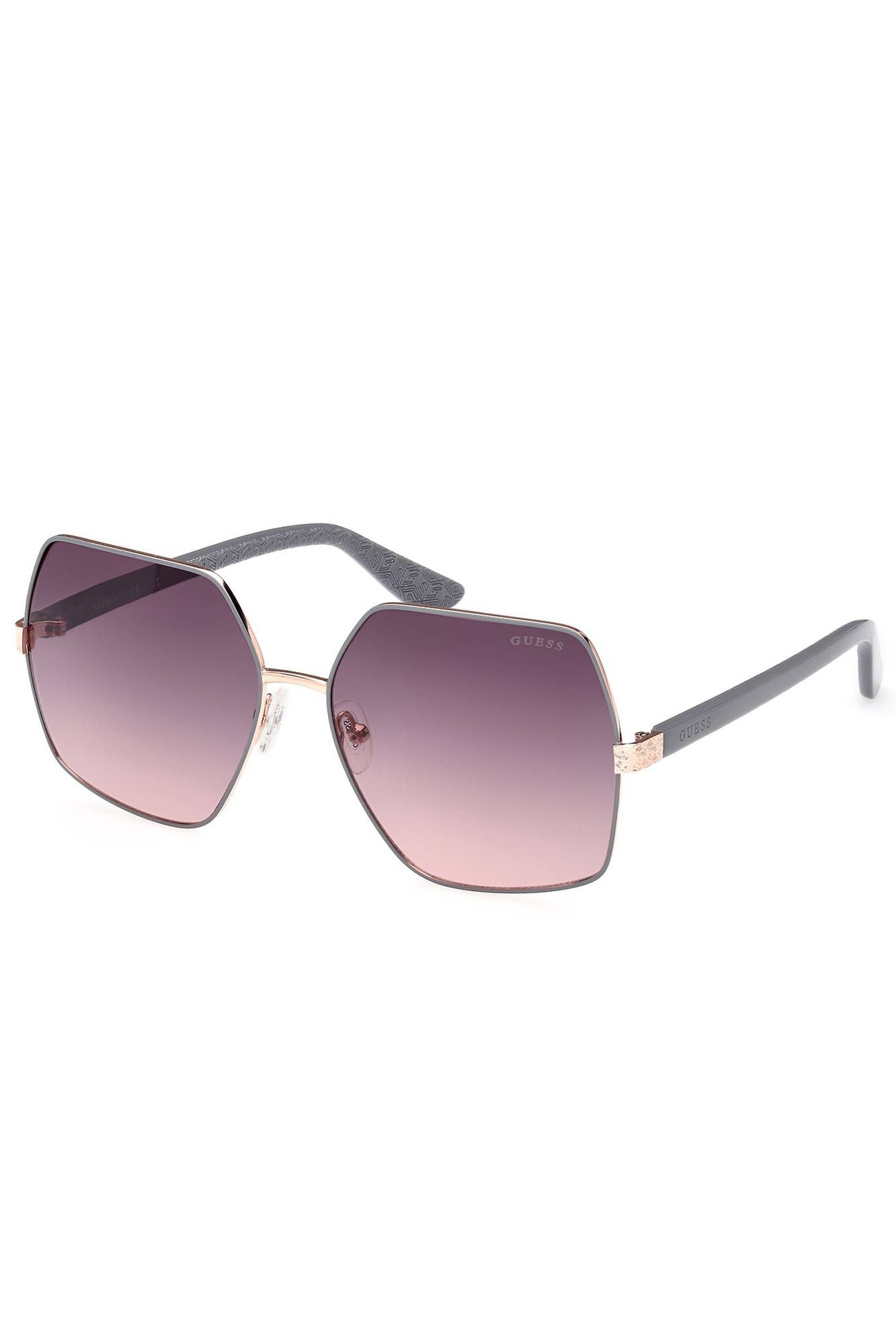 Chic Square Metal Frame Sunglasses