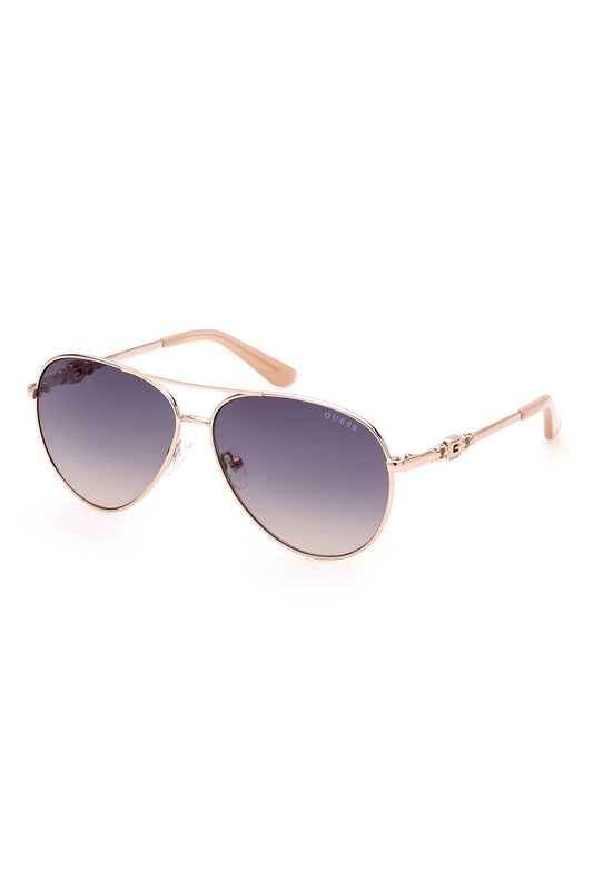 Chic Teardrop Light Blue Lens Sunglasses