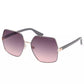 Chic Square Metal Sunglasses in Pink