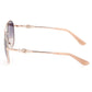 Chic Teardrop Light Blue Lens Sunglasses