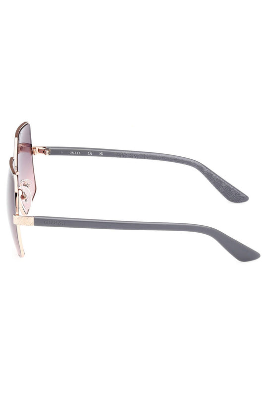 Chic Square Metal Frame Sunglasses