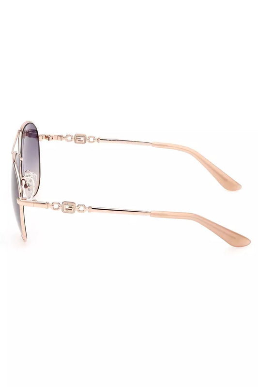 Chic Teardrop Light Blue Lens Sunglasses