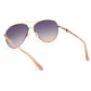 Chic Teardrop Light Blue Lens Sunglasses