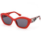 Teardrop Lens Chic Sunglasses - Contrasting Details