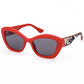 Chic Teardrop Black Lens Sunglasses