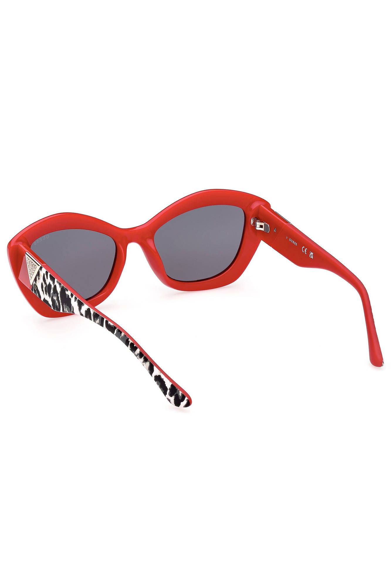 Teardrop Lens Chic Sunglasses - Contrasting Details