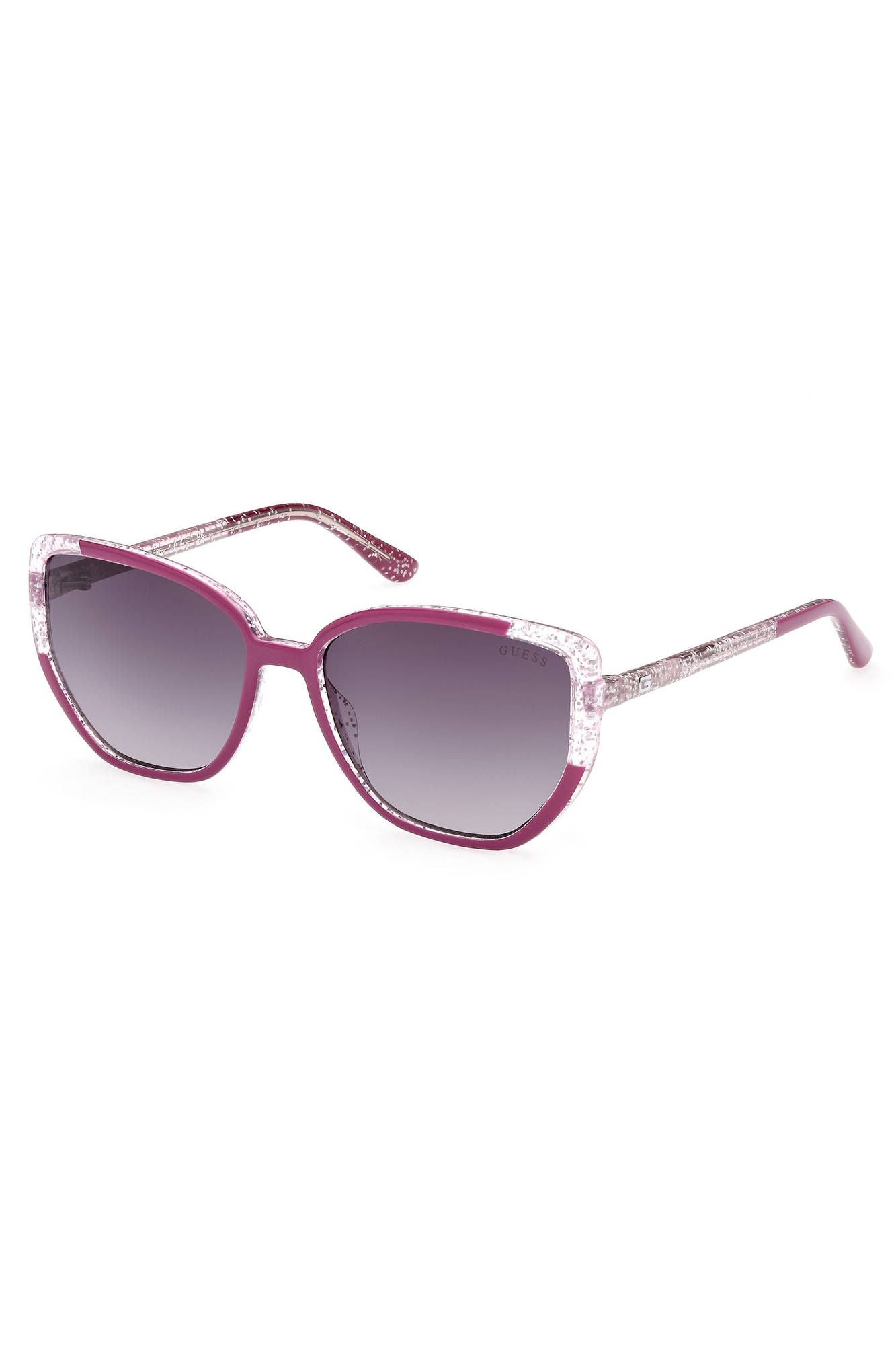 Chic Purple Injected Square Sunglasses