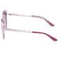 Chic Purple Injected Square Sunglasses