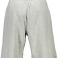 Chic Gray Organic Cotton Bermuda Shorts