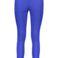 Elegant Blue Trousers with Contrast Details