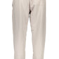 Chic Beige Track Pants with Contrasting Details