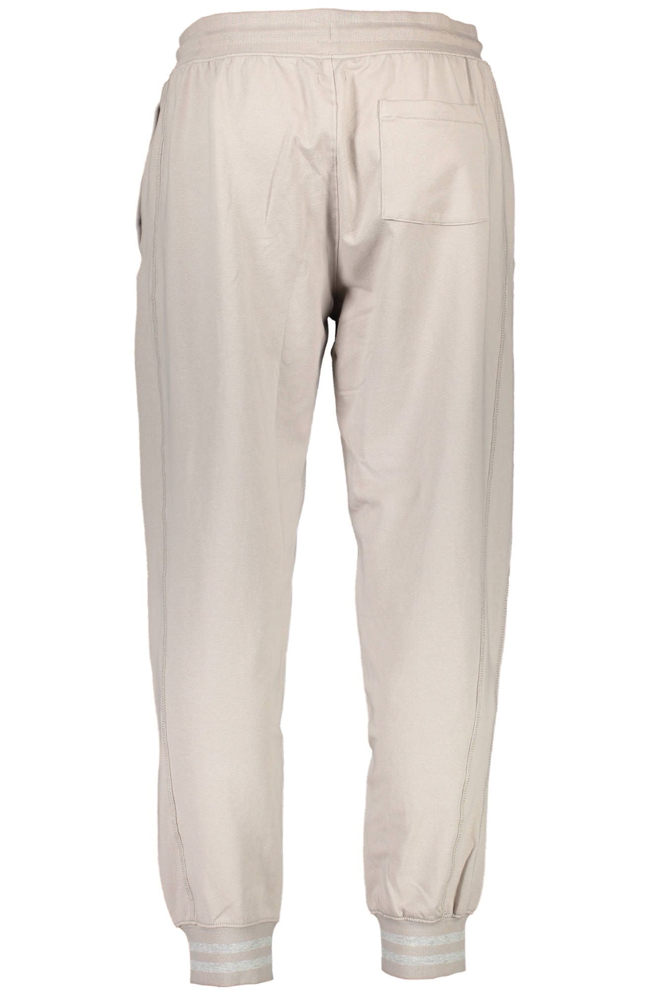 Chic Beige Track Pants with Contrasting Details