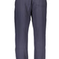 Chic Blue Organic Cotton Sports Trousers