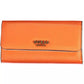 Chic Orange Wallet with Contrasting Details