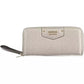 Stylish Silver Zip Wallet with Coin Purse