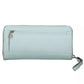 Chic Light Blue Multi-Compartment Wallet