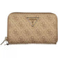 Chic Beige Dual Compartment Wallet