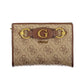 Elegant Beige Wallet with Chic Contrasting Details
