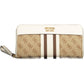 Chic Beige Multi-Compartment Wallet