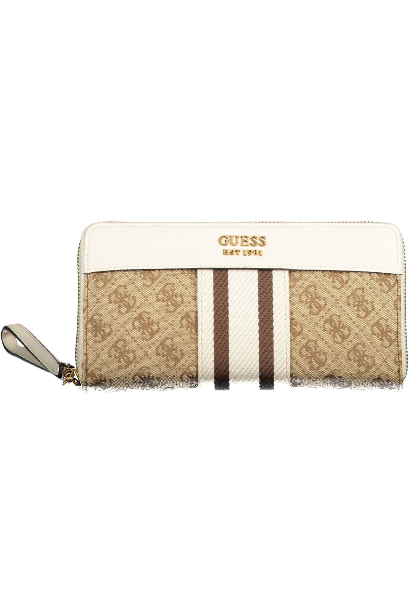 Chic Beige Multi-Compartment Wallet