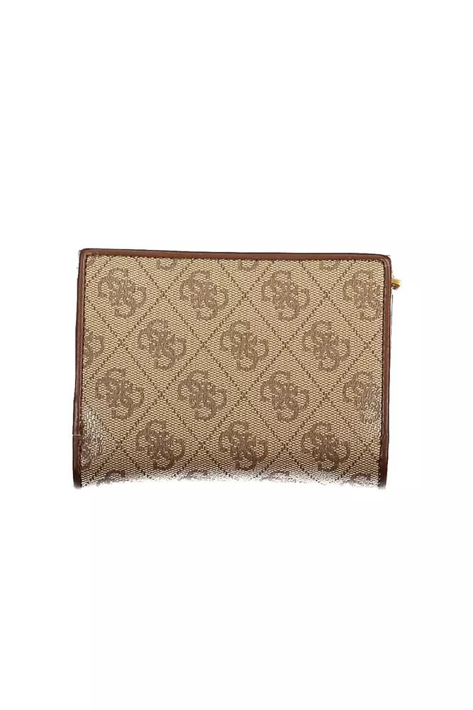 Chic Beige Multi-Compartment Wallet