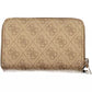 Chic Beige Dual Compartment Wallet