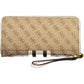 Chic Beige Multi-Compartment Wallet