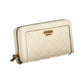Chic Beige Polyethylene Wallet with Contrasting Details