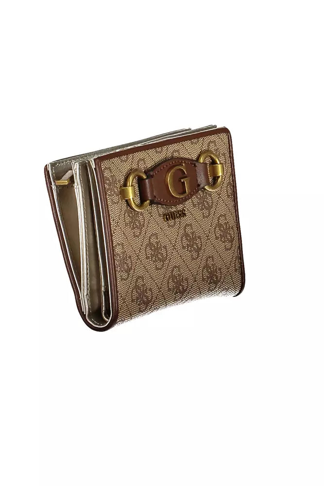 Chic Beige Multi-Compartment Wallet