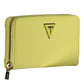 Sunny Yellow Chic Wallet with Contrasting Details