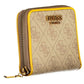 Chic Sunshine Yellow Wallet with Contrasting Details