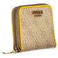 Chic Sunshine Yellow Zip Wallet