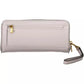 Elegant Gray Wallet with Secure Zip Closure