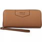 Chic Contrast Detail Brown Wallet