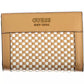 Elegant Brown Compact Wallet with Secure Closure