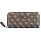 Elegant Brown Wallet with Contrasting Details
