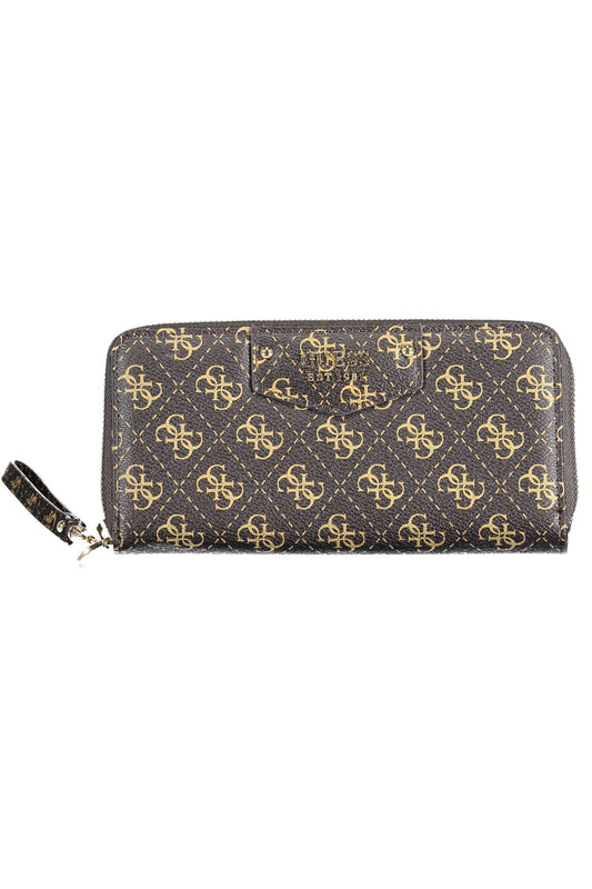 Elegant Brown Wallet with Contrasting Details