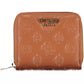 Chic Brown Contrasting Detail Wallet