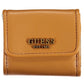 Chic Bifold Wallet with Contrasting Snap Closure