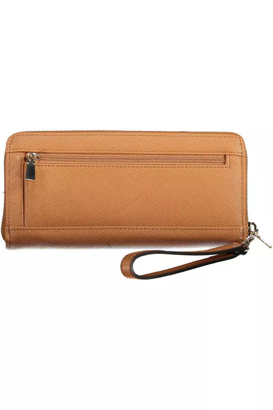 Elegant Brown Multi-Compartment Wallet