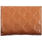 Chic Contrasting Brown Wallet with Sleek Logo
