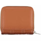 Chic Brown Contrasting Detail Wallet
