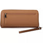 Chic Contrast Detail Brown Wallet