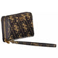 Chic Brown Wallet with Contrasting Details