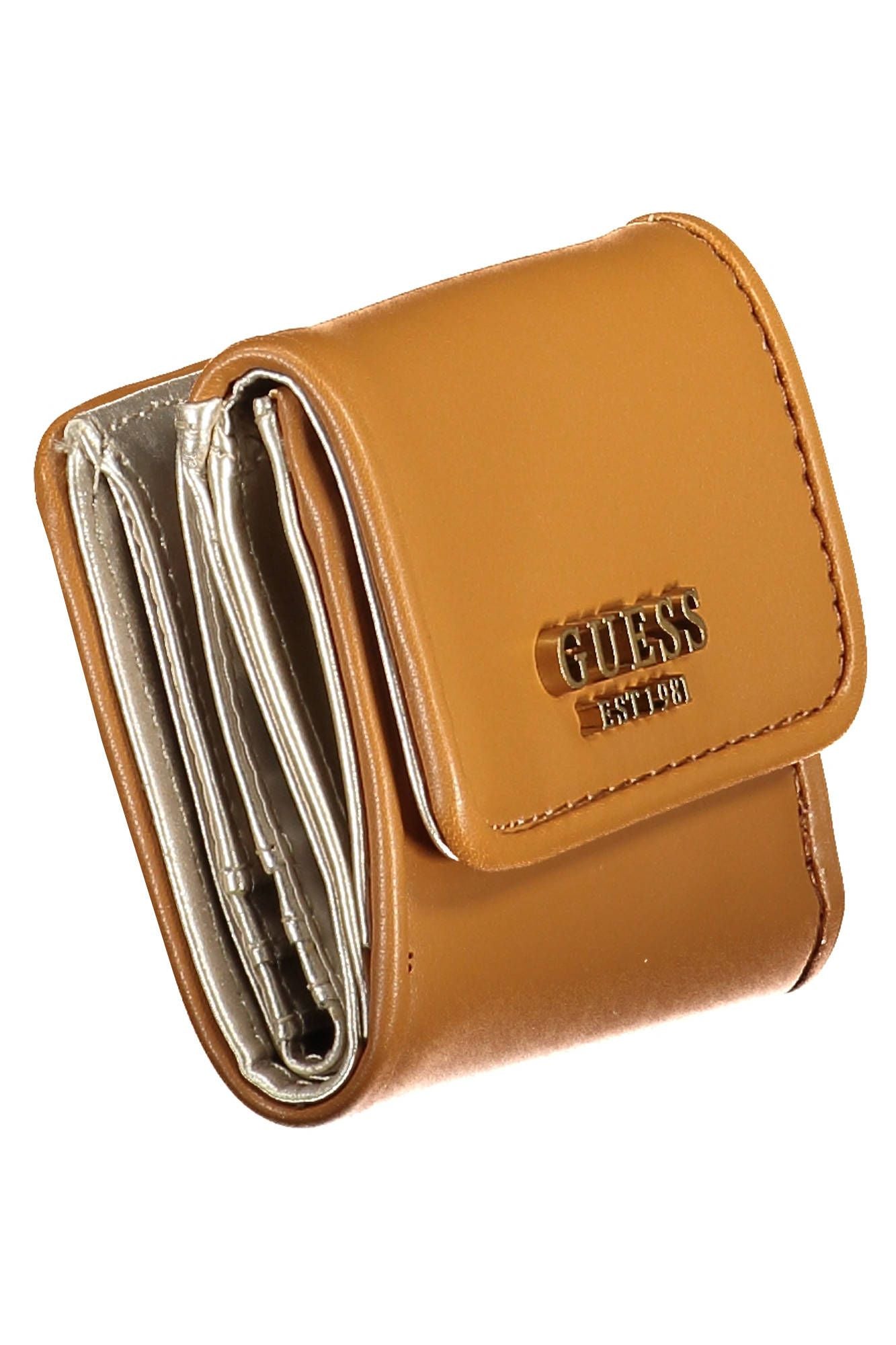 Chic Bifold Wallet with Contrasting Snap Closure