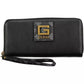 Sleek Black Polyethylene Men's Wallet