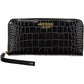 Sleek Black Polyethylene Men's Wallet